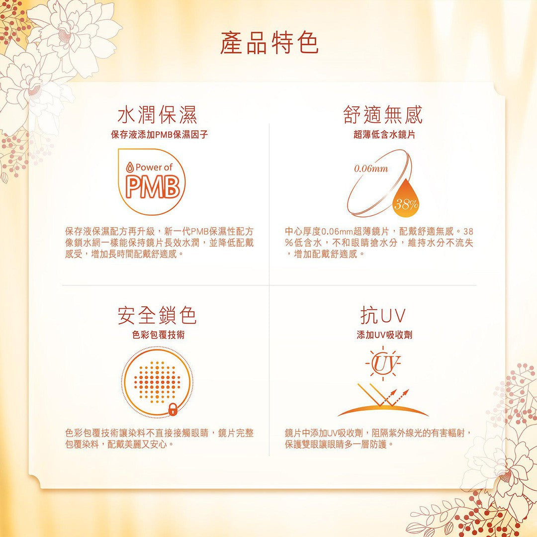 Throbbing Cafe-Mi Tesoro 1 Day Color Con 10pcs (Eff dia:14.2mm)