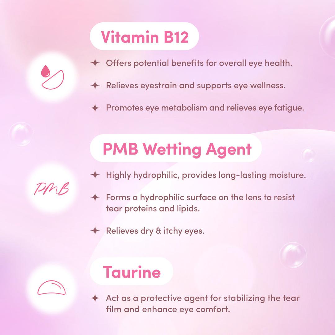 (Trial Pack)Milk Puff Brown-Mi Tesoro 1 Day Color Con 2pcs (Eff dia:14.2mm)