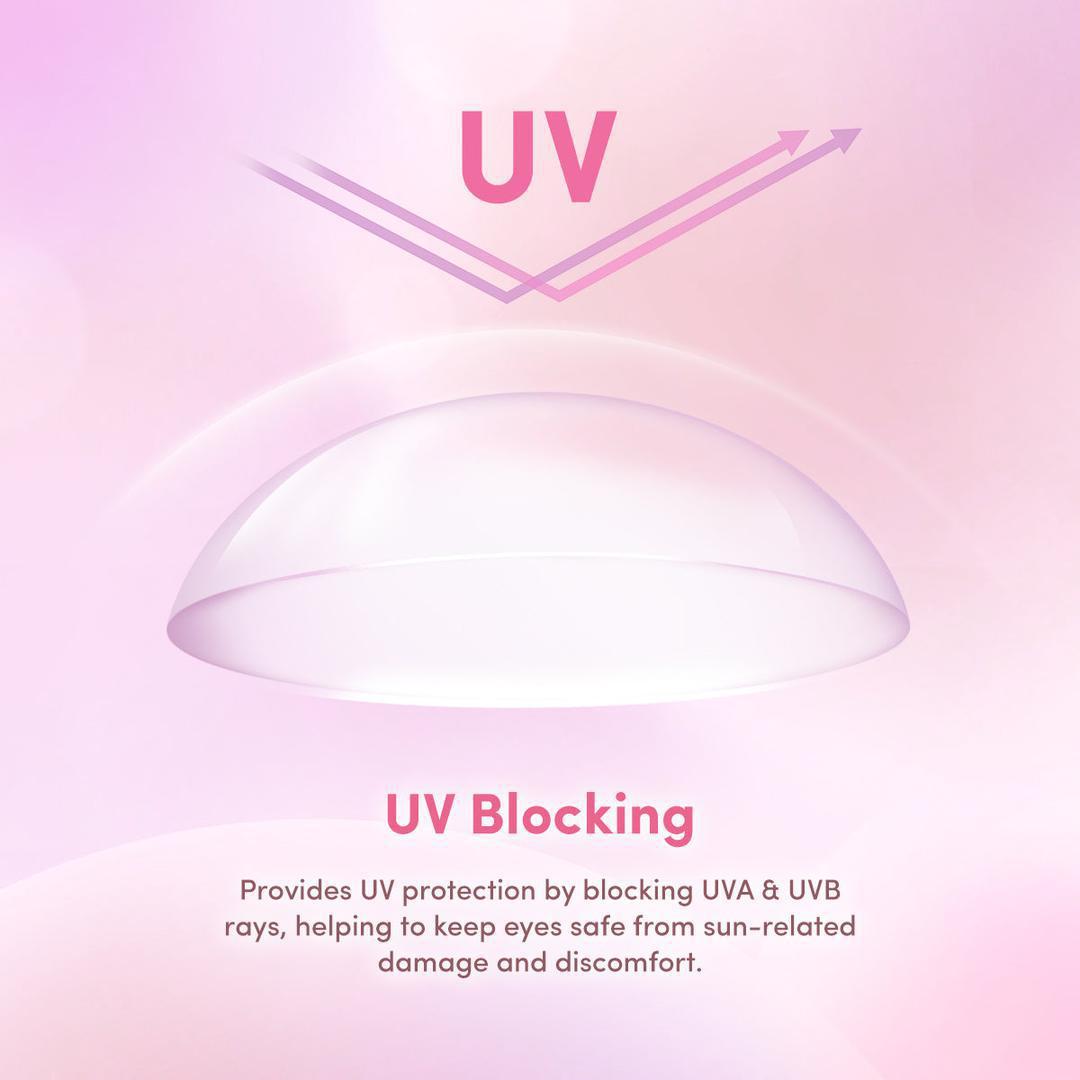 (Trial Pack)Milk Puff Brown-Mi Tesoro 1 Day Color Con 2pcs (Eff dia:14.2mm)