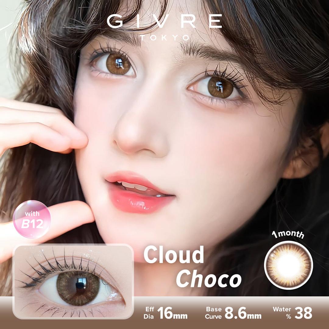 Cloud Choco-Givre Monthly Color Con 2pcs (Eff Dia:15mm)