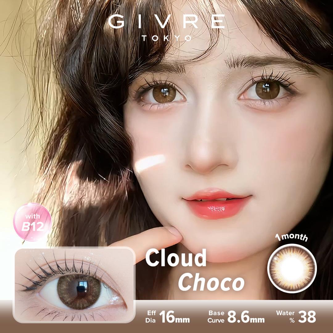 Cloud Choco-Givre Monthly Color Con 2pcs (Eff Dia:15mm)