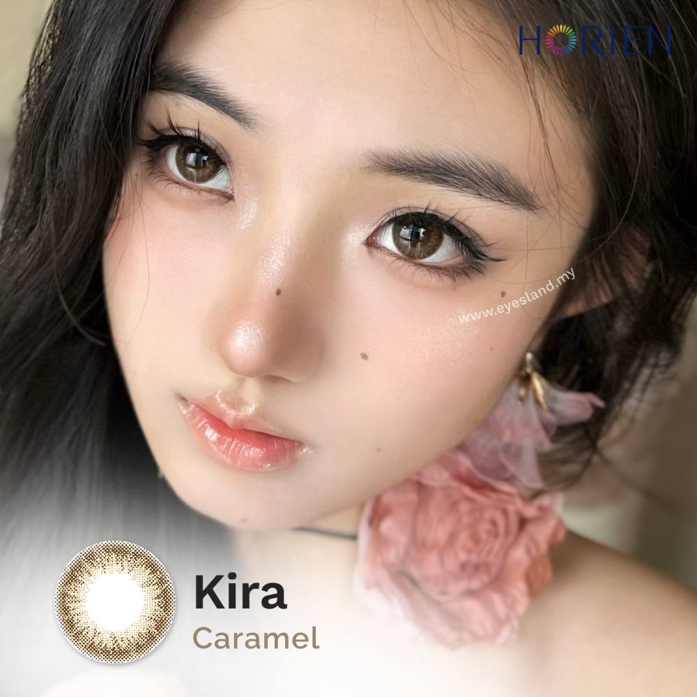 Kira Caramel-Kira-Kira Monthly Color Lens 2pcs (Eff dia:14.2mm)