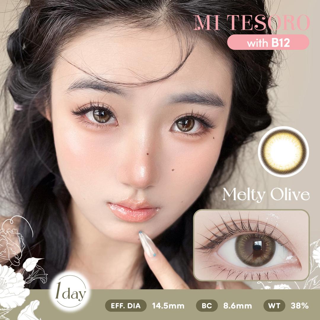 Melty Olive-Mi Tesoro 1 Day Color Con 10pcs (Eff dia:14.5mm)