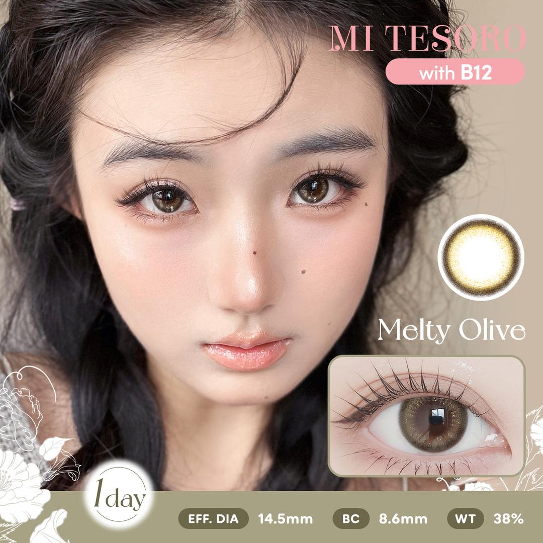 Melty Olive-Mi Tesoro 1 Day Color Con 10pcs (Eff dia:14.5mm)