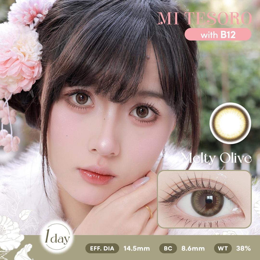 Melty Olive-Mi Tesoro 1 Day Color Con 10pcs (Eff dia:14.5mm)
