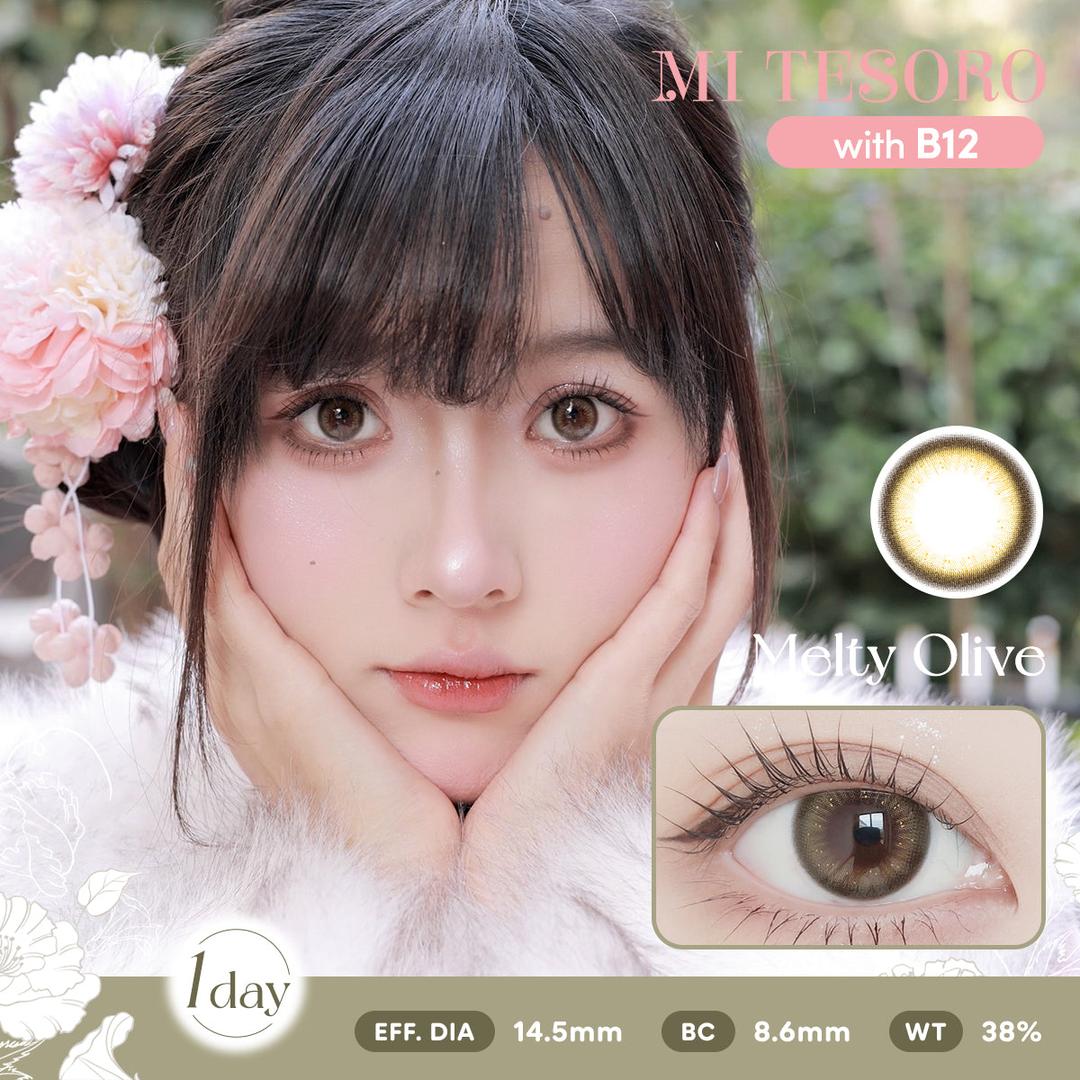 Melty Olive-Mi Tesoro 1 Day Color Con 10pcs (Eff dia:14.5mm)