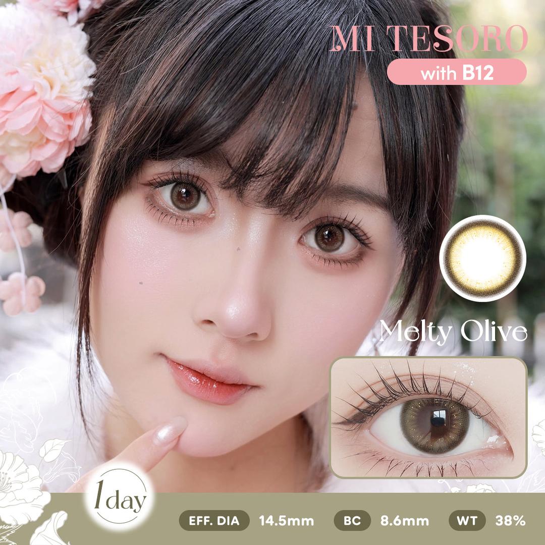 Melty Olive-Mi Tesoro 1 Day Color Con 10pcs (Eff dia:14.5mm)