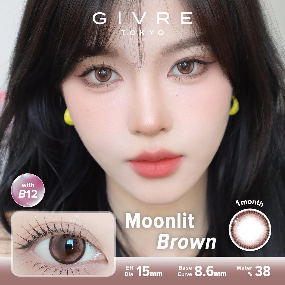Moonlit Brown-Givre Monthly Color Con 2pcs (Eff Dia:15mm)