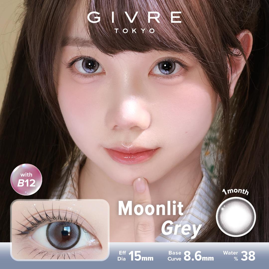 Moonlit Grey-Givre Monthly Color Con 2pcs (Eff Dia:15mm)