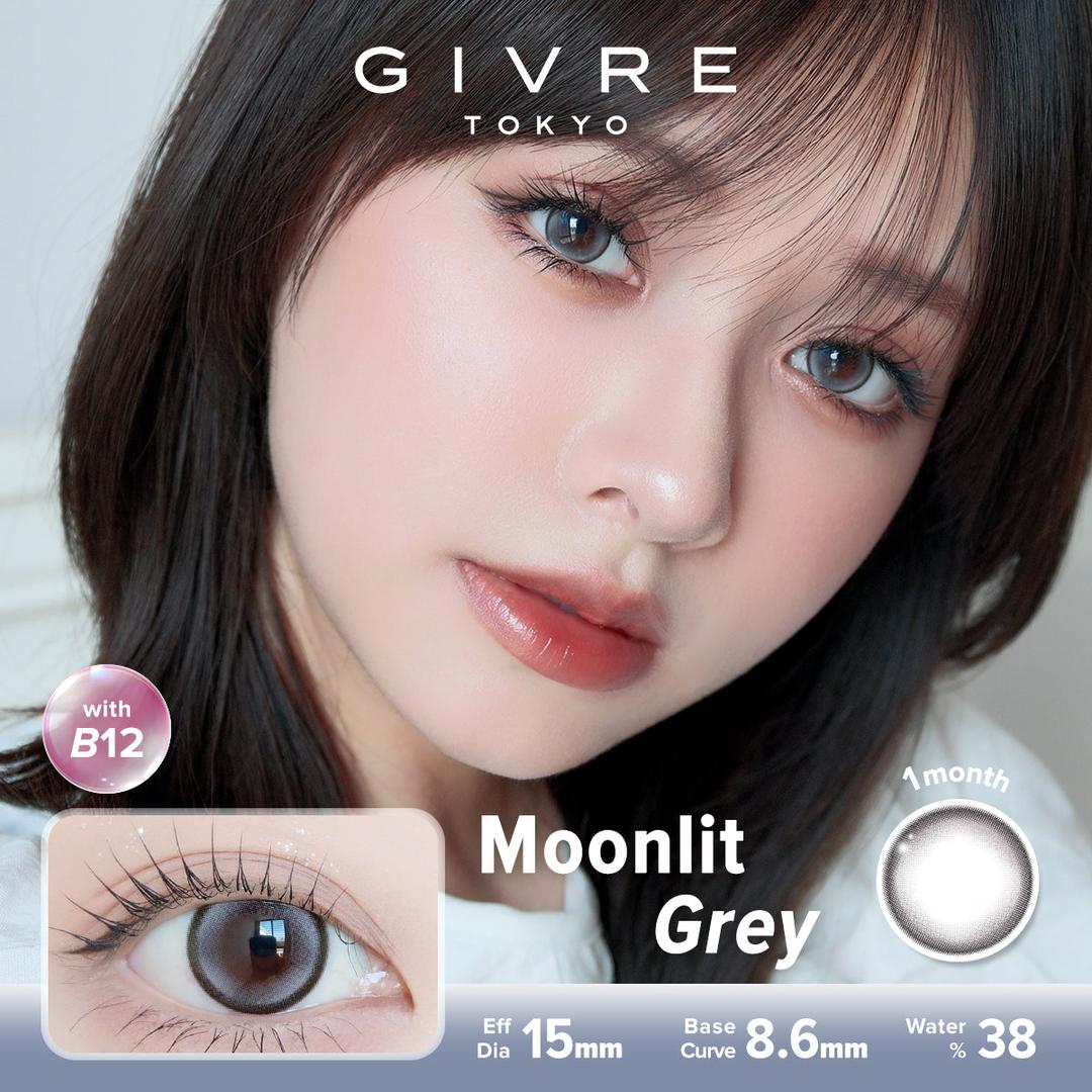 Moonlit Grey-Givre Monthly Color Con 2pcs (Eff Dia:15mm)