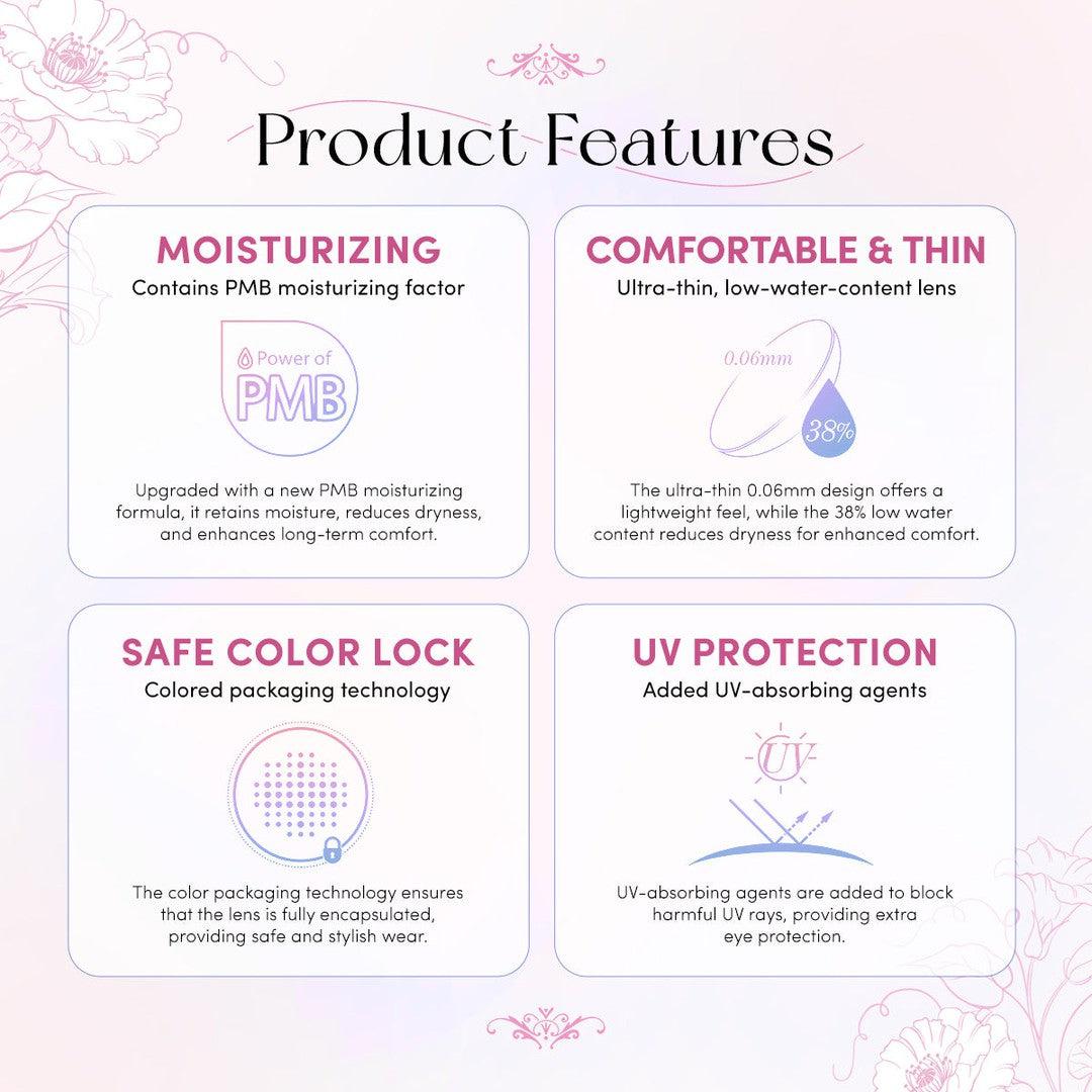 Throbbing Cafe-Mi Tesoro 1 Day Color Con 10pcs (Eff dia:14.2mm)