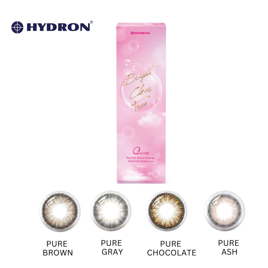 Pure Brown-Pure Plus Silicone Hydrogel 1 Day Color Contact Lens 10pcs
