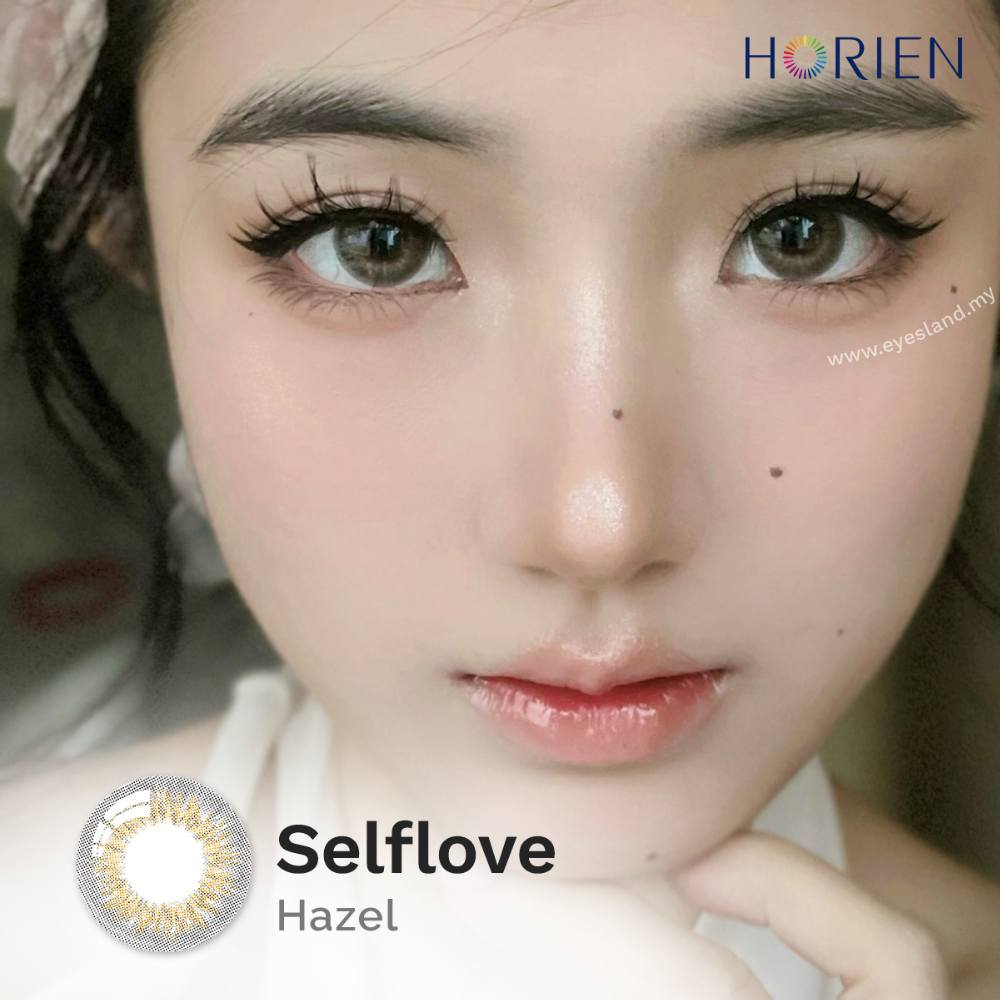 Selflove Hazel-Kira-Kira Monthly Color Lens 2pcs (Eff dia:14.5mm)