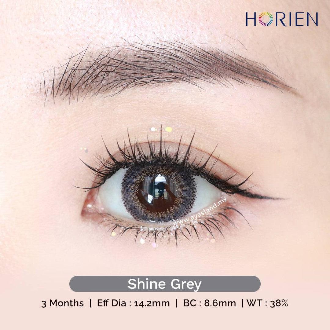 Shine Grey-Eye Secret 38% 3 Month Color Lens 2pcs (Eff dia:14.2mm)