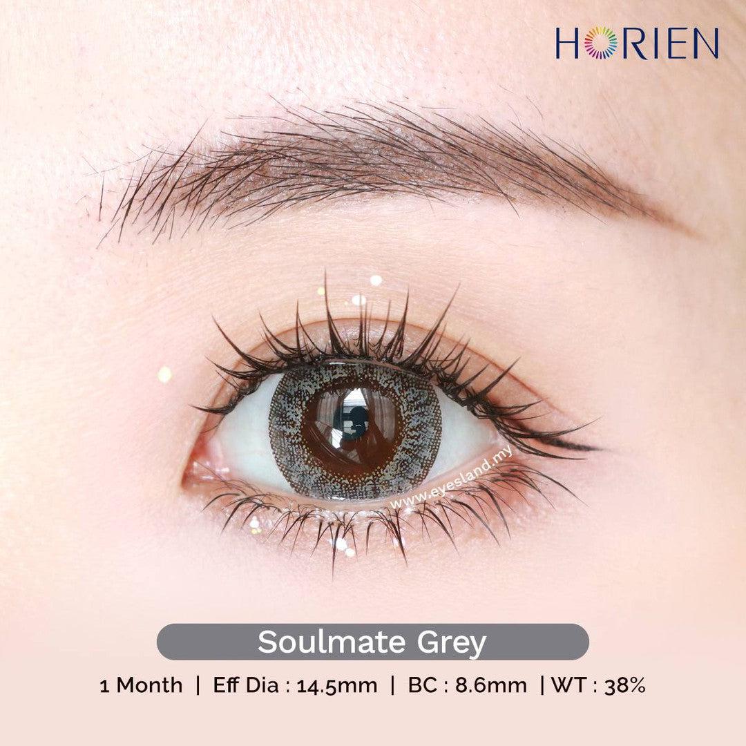 Soulmate Grey-Kira-Kira Monthly Color Lens 2pcs (Eff dia:14.5mm)