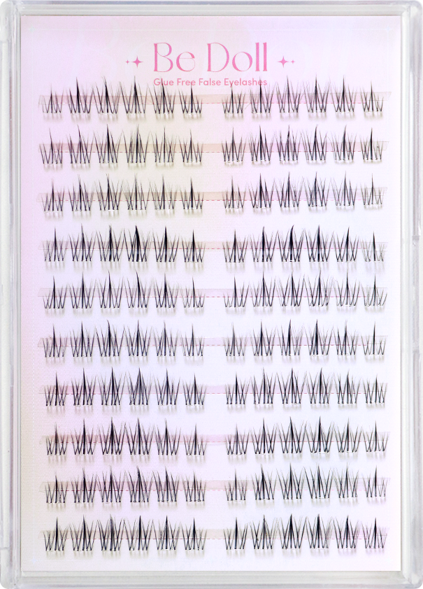 【Large size】Be Doll Glue free False Eyelashes - Style J W1 太阳花