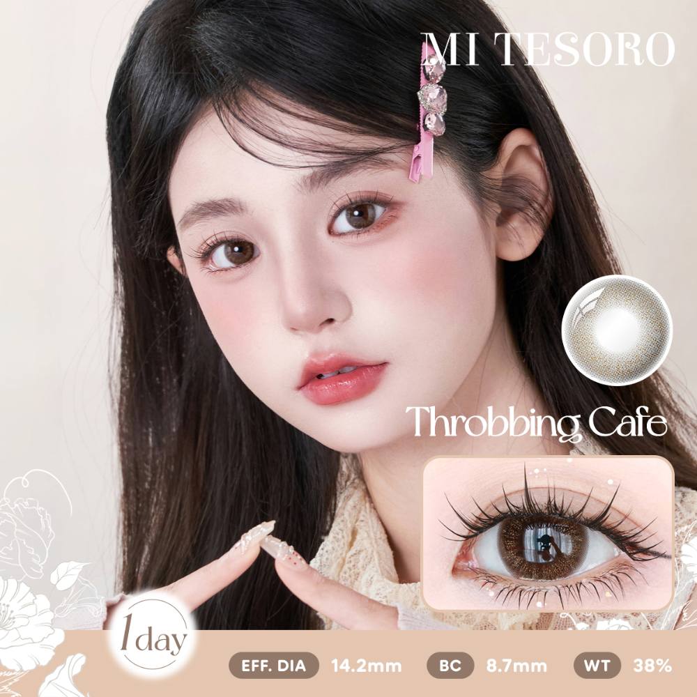Throbbing Cafe-Mi Tesoro 1 Day Color Con 10pcs (Eff dia:14.2mm)