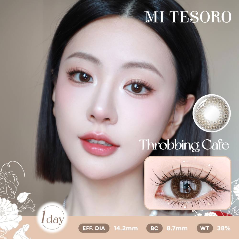Throbbing Cafe-Mi Tesoro 1 Day Color Con 10pcs (Eff dia:14.2mm)