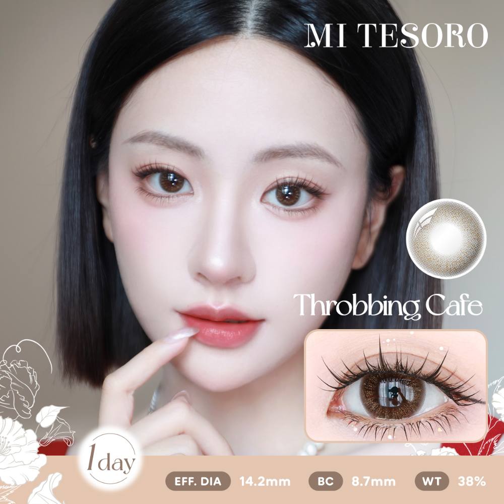 Throbbing Cafe-Mi Tesoro 1 Day Color Con 10pcs (Eff dia:14.2mm)