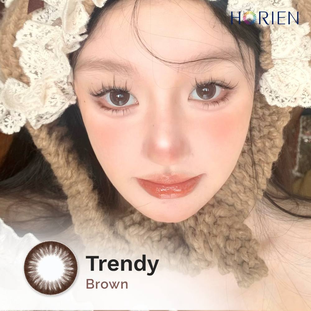 Trendy Brown-Eye Secret 38% Monthly Color Lens 2pcs (Eff dia:16mm)