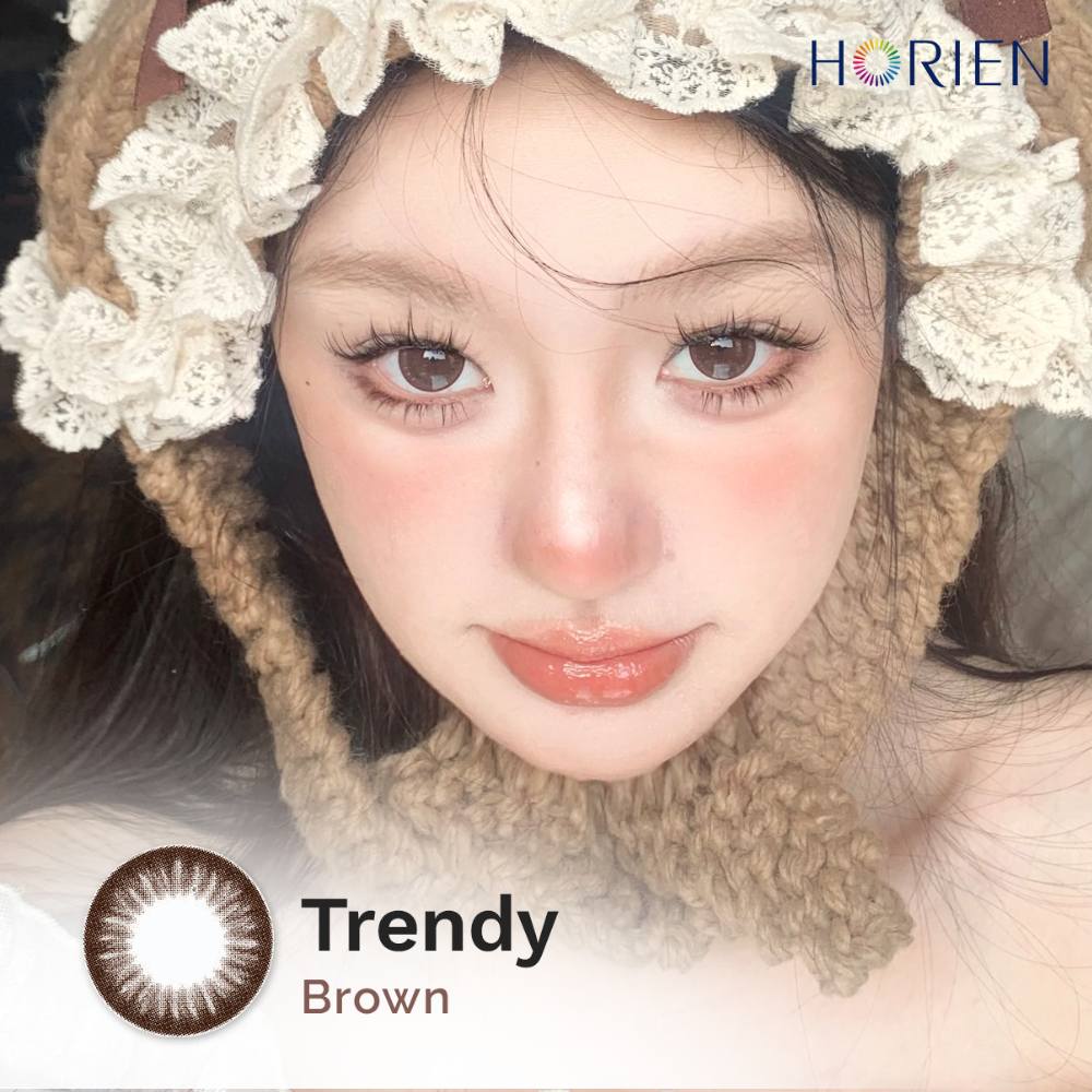 Trendy Brown-Eye Secret 38% Monthly Color Lens 2pcs (Eff dia:16mm)