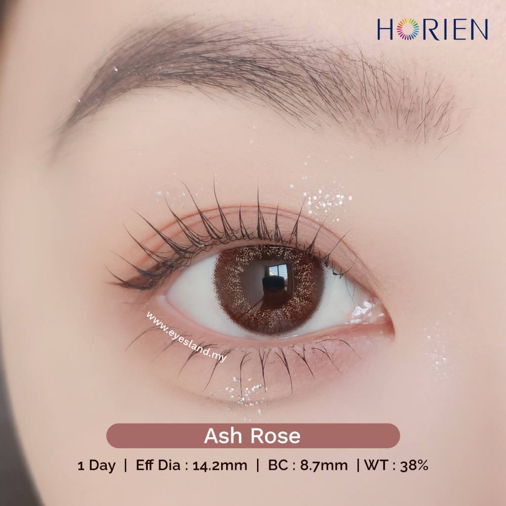 Ash Rose-Eye Secret 38% 1 Day Color Lenses 10pcs (Eff dia:14.5mm)