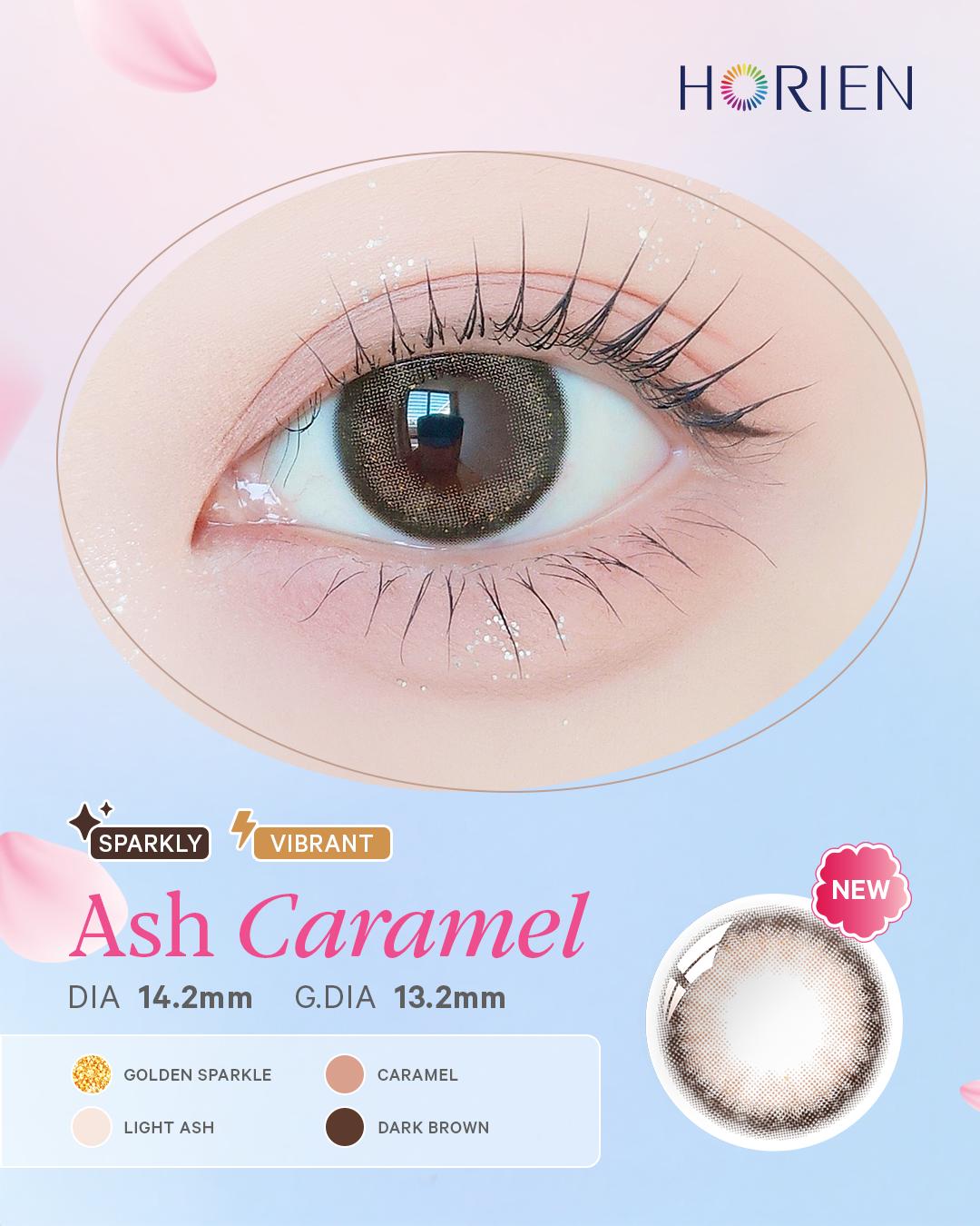 (Pre-order) Ash Caramel-Eye Secret 38% 1 Day Color Lenses 10pcs
