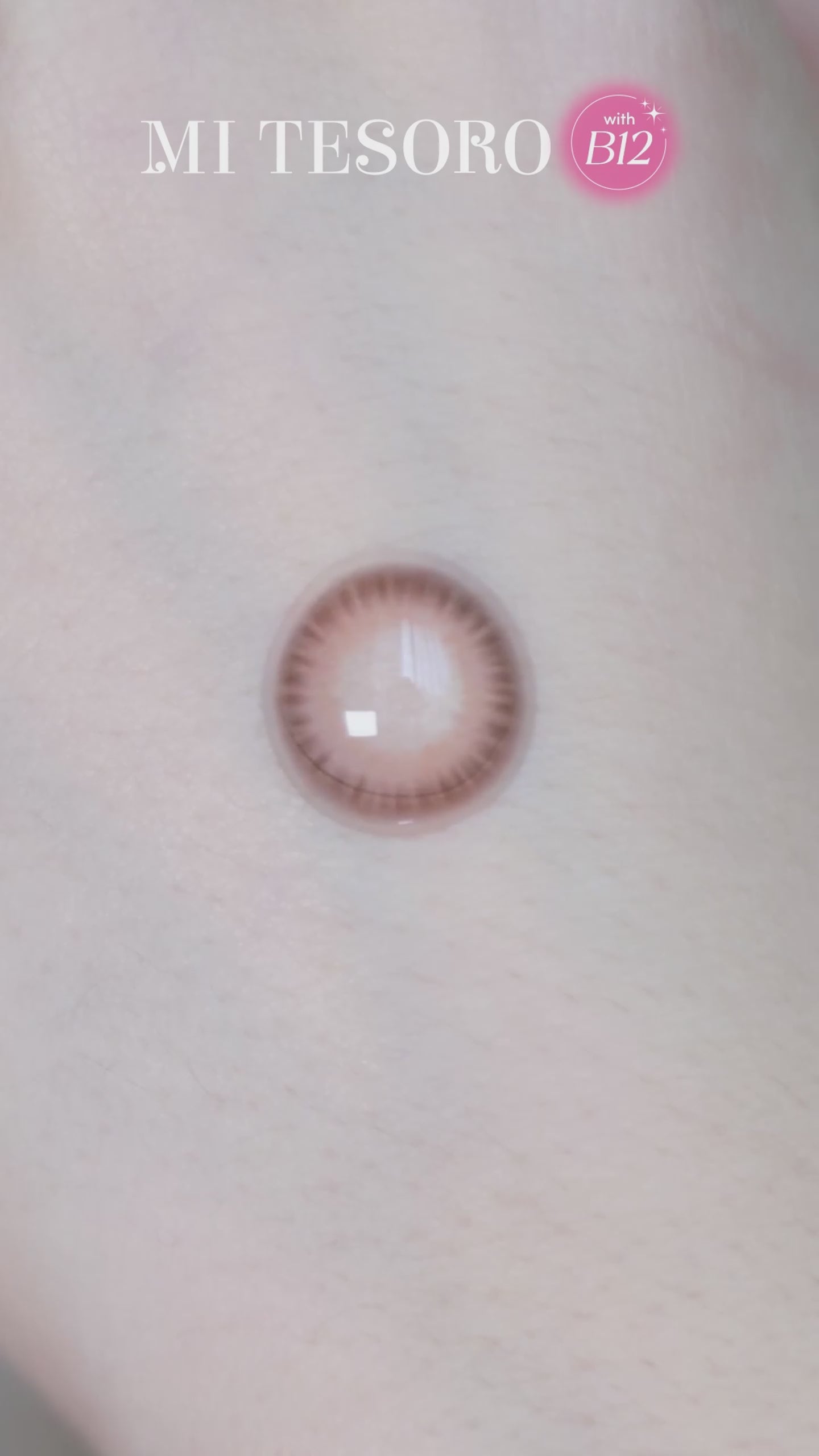 Oolong Tea Grey-Mi Tesoro Monthly Color Con 2pcs (Eff dia:15mm)