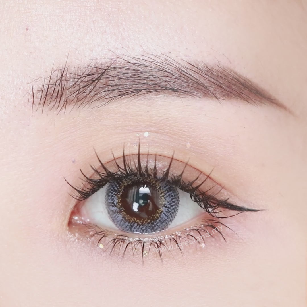 Dreamy Grey-Eye Secret 38% Monthly Color Lens 2pcs (Eff dia:14.2mm)