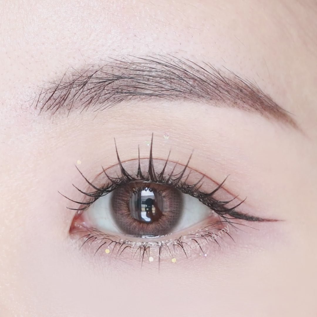 Chiffon Brown-Mi Tesoro Monthly Color Con 2pcs (Eff dia:14.2mm)