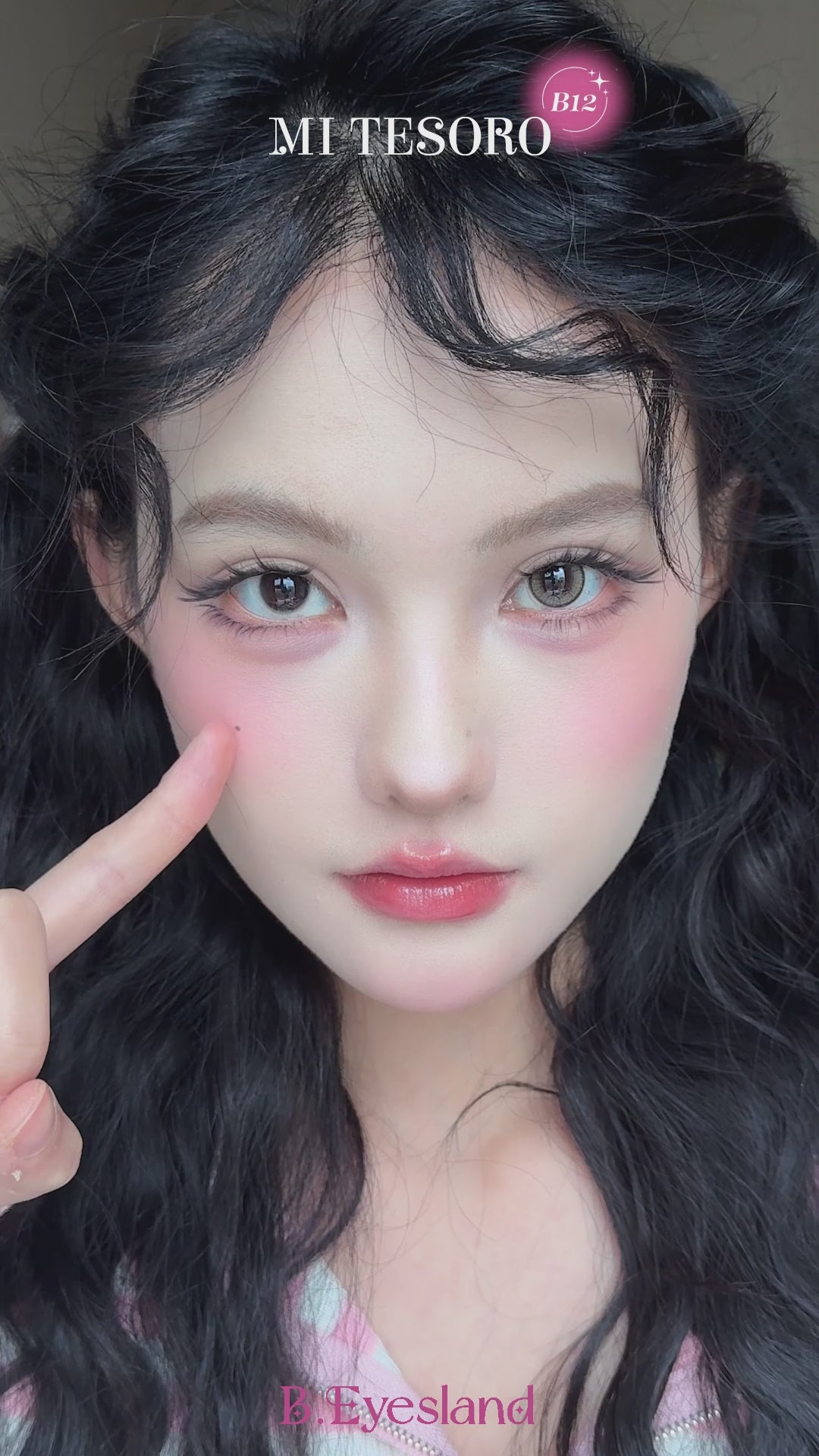 Milky Olive-Mi Tesoro Monthly Color Con 2pcs (Eff dia:14.5mm)