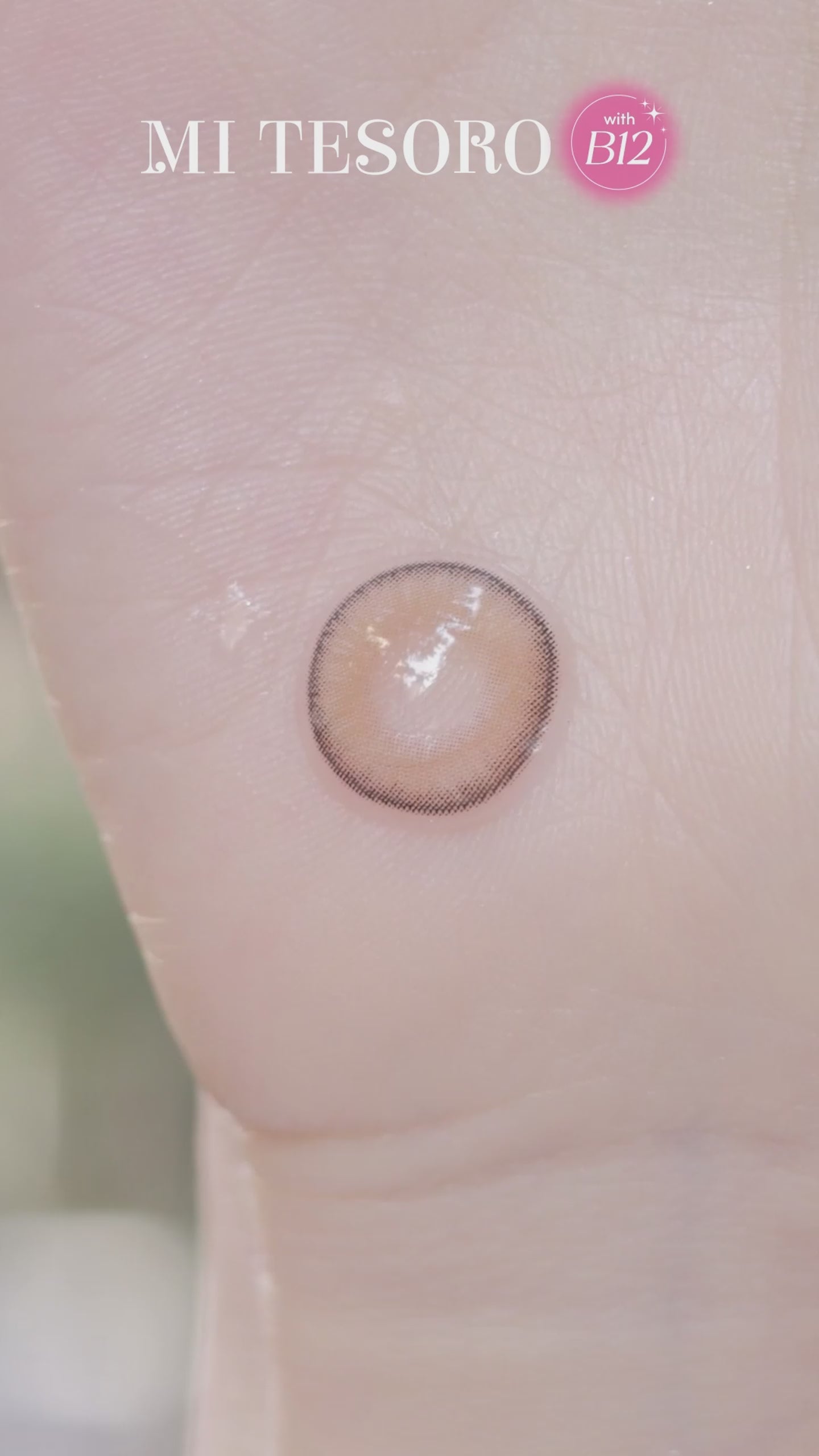 Melty Beige-Mi Tesoro Monthly Color Con 2pcs  (Eff dia:14.5mm)