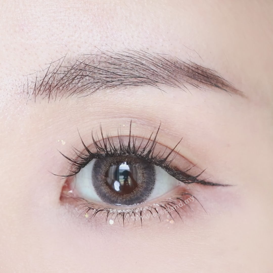 Shine Grey-Eye Secret 38% 3 Month Color Lens 2pcs (Eff dia:14.2mm)