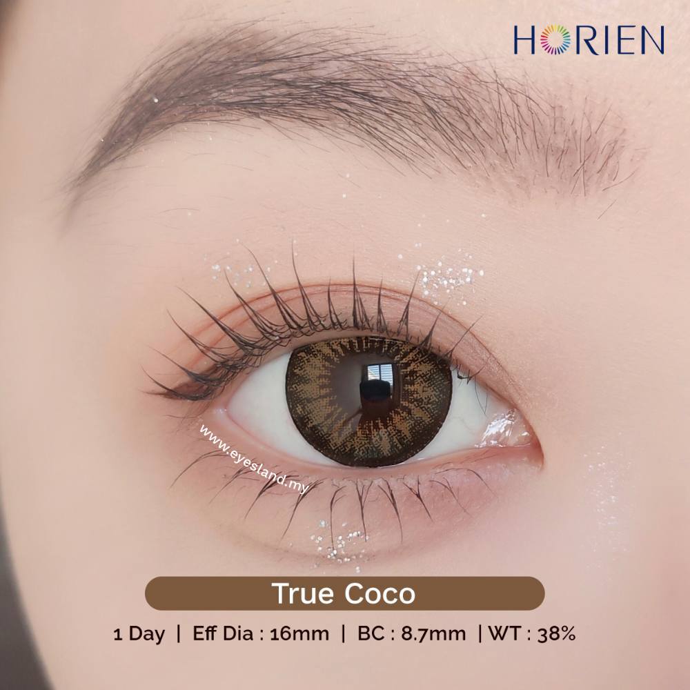 True Coco-Eye Secret 38% 1 Day Color Lenses 10pcs (Eff dia:16mm)