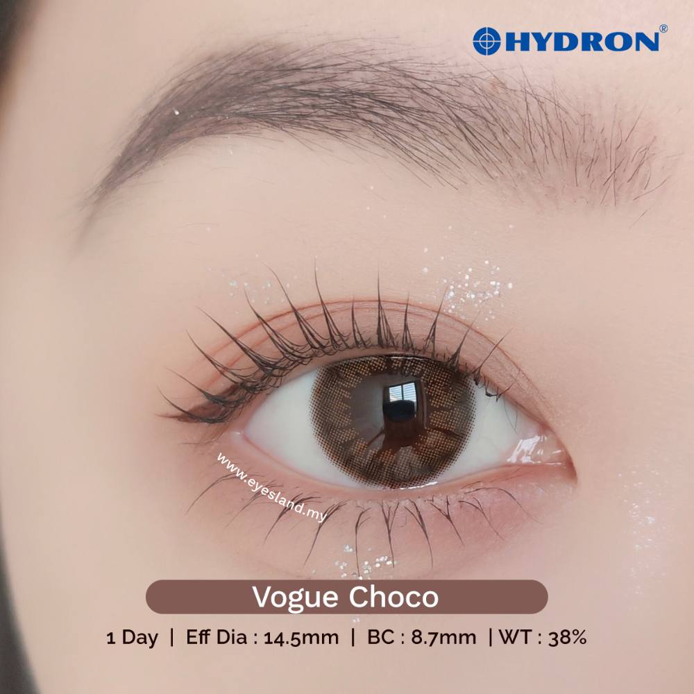 Vogue Choco-Star Shine 1 Day Color Contact Lenses 10pcs (Eff dia:14.5mm)